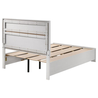 Miranda - Wood Storage Panel Bed, Full, White