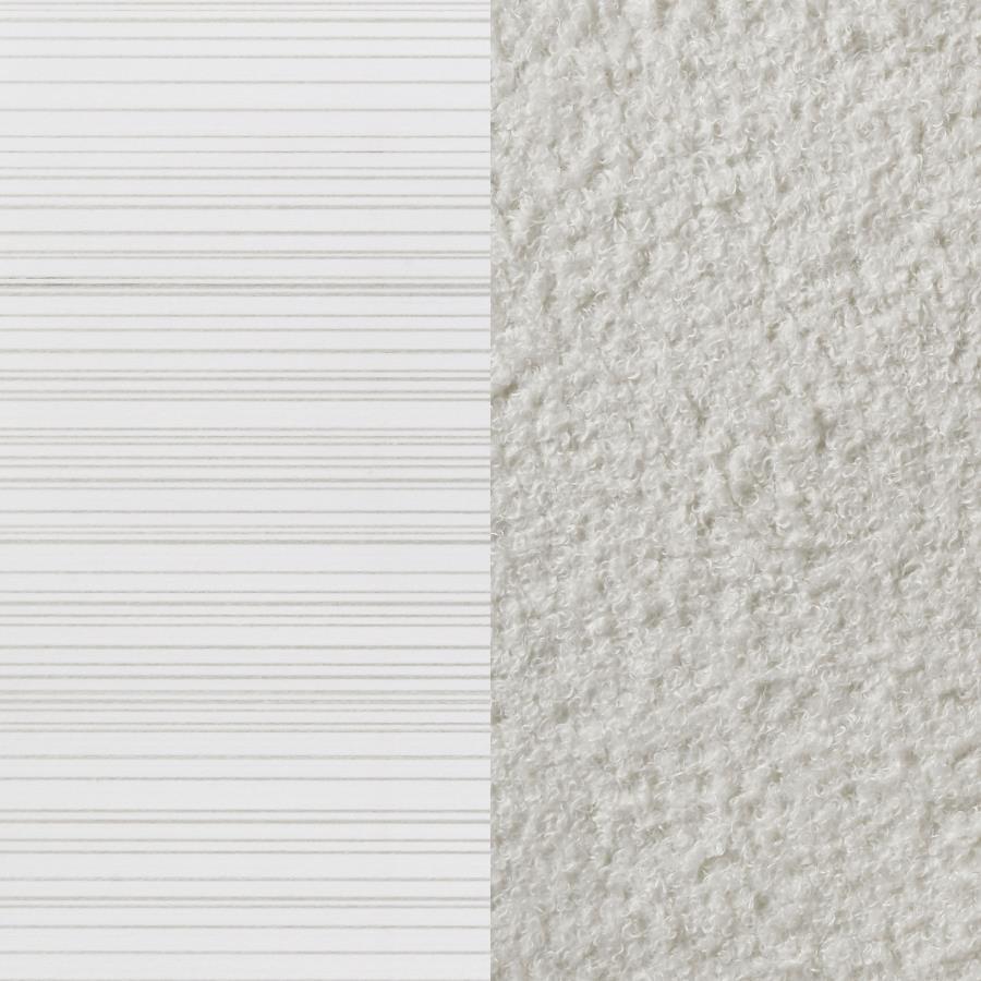 Miranda - Upholstered Panel Bed, Queen, White