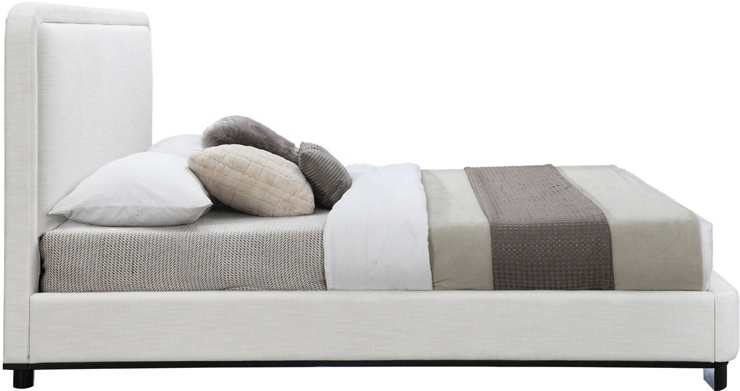 Nolita - Bed With Black Base, Full, White