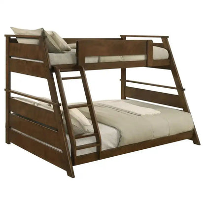 Holden - Wood Veneer Bunk Bed, Twin over Full, White