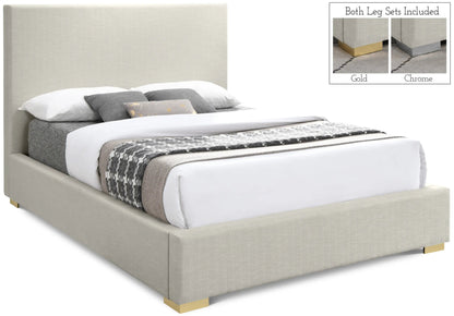 Crosby - Bed, Full, Beige