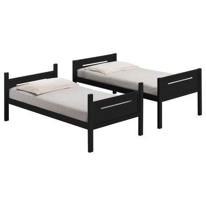 Littleton - Bunk Bed, Twin over Twin, Black