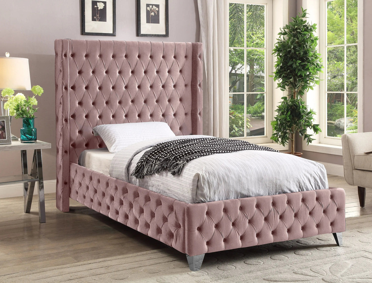 Savan - Bed, Queen, Beige