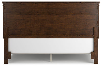 Danabrin - Panel Bed, Twin, Dark Brown