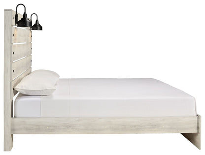 Cambeck - Panel Bed, Twin, Beige