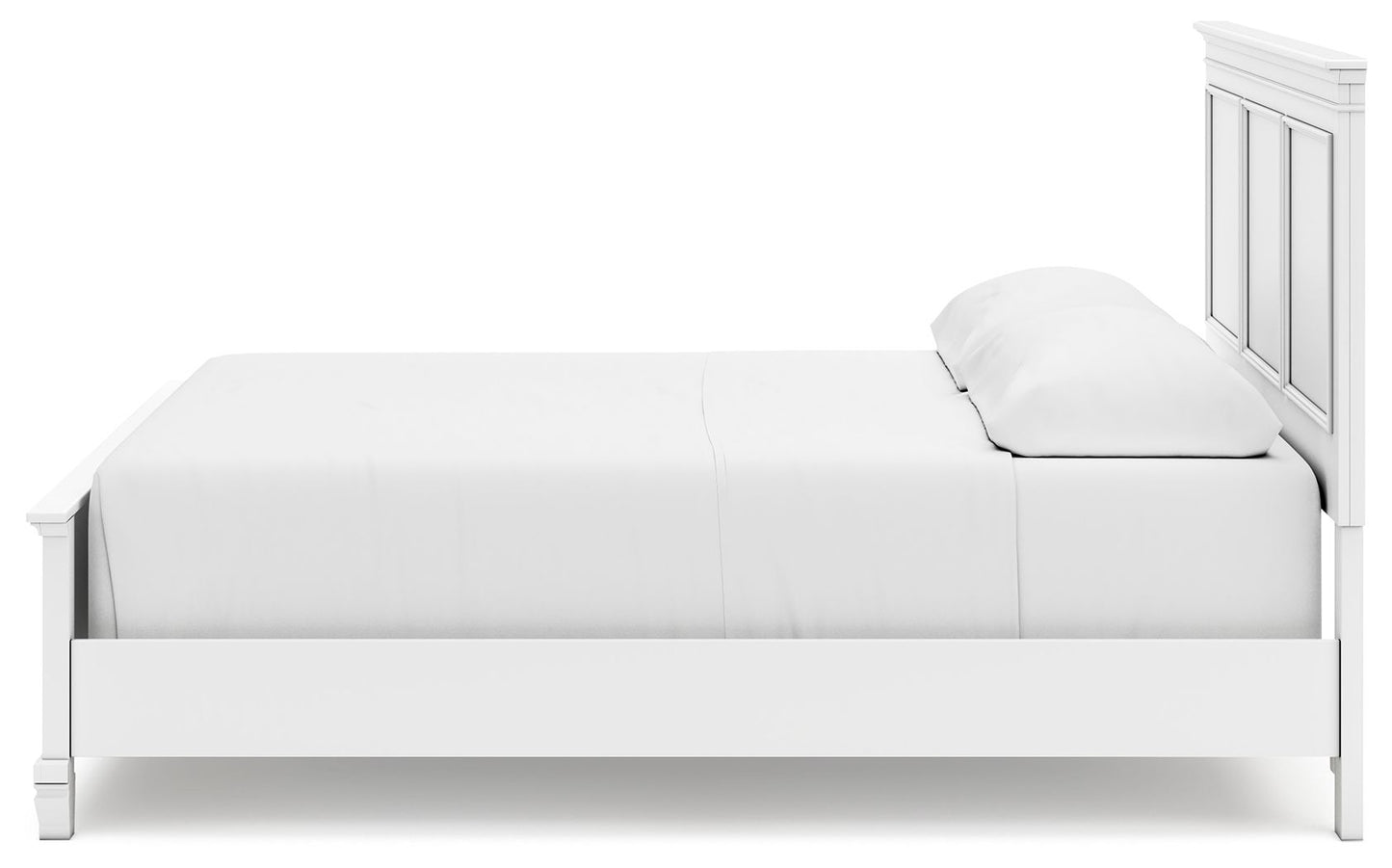 Fortman - Panel Bed, Full, White