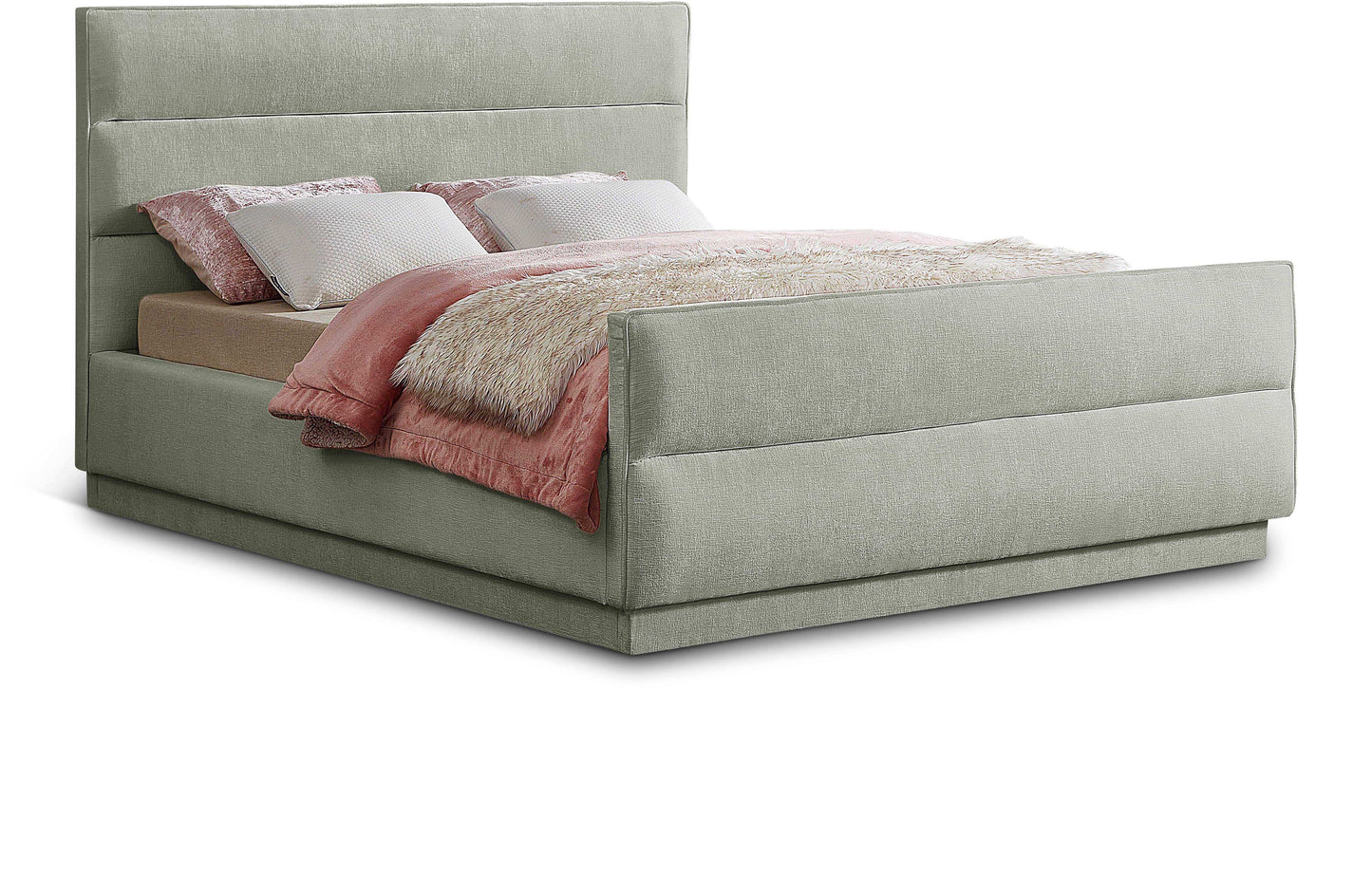 Paxton - Bed, Full, Beige