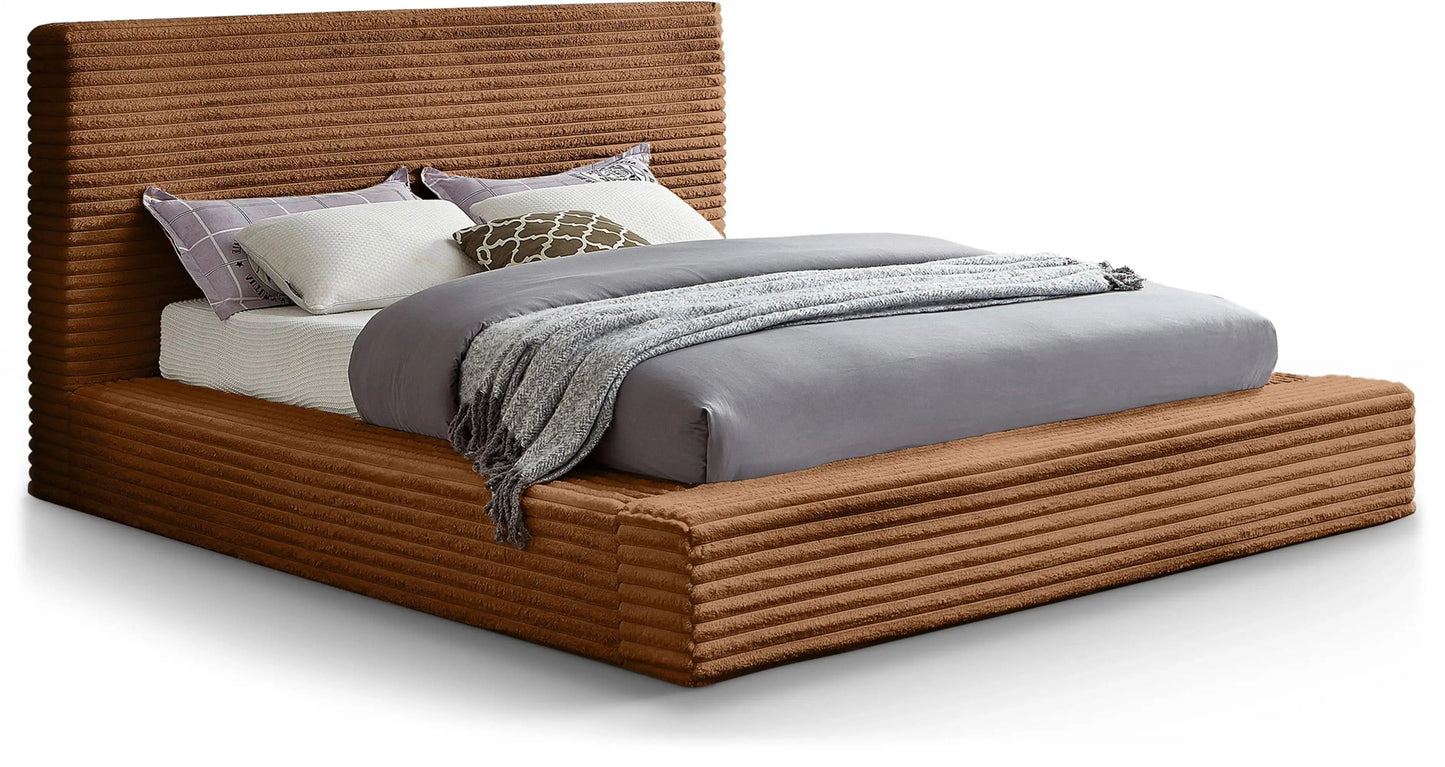 Dexter - Upholstered Bed, Full, Dark Brown