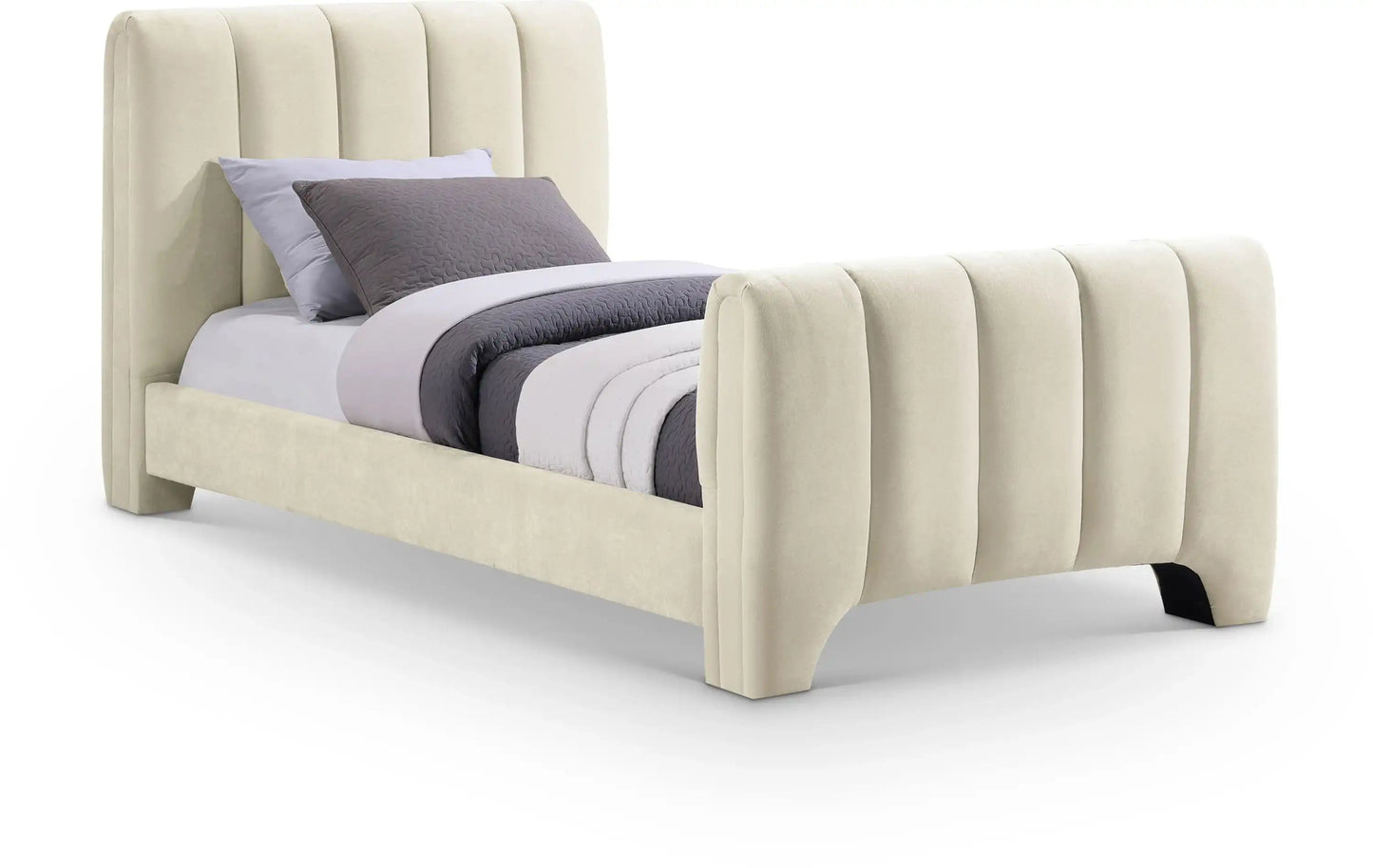 Camila - Bed, Full, Beige