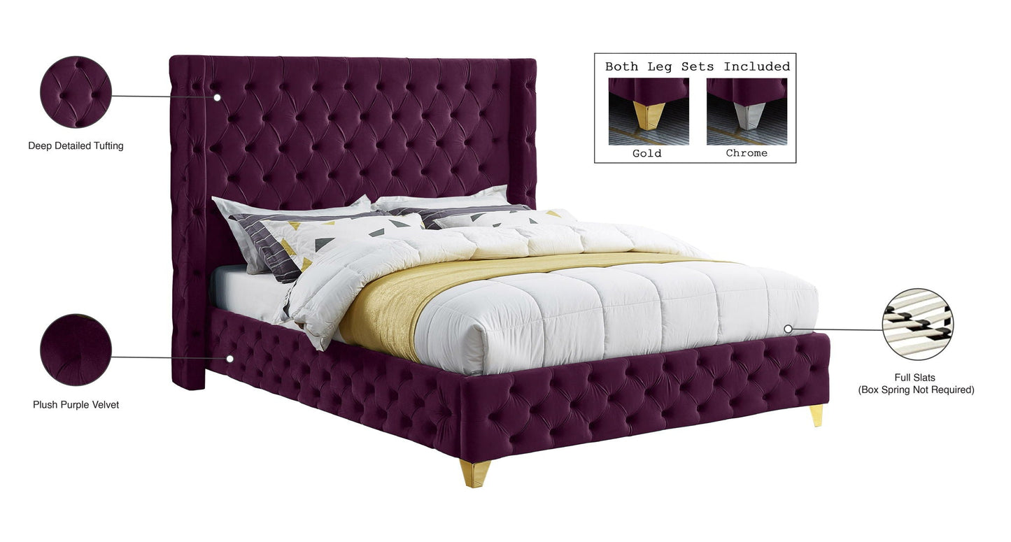 Savan - Bed, Queen, Beige