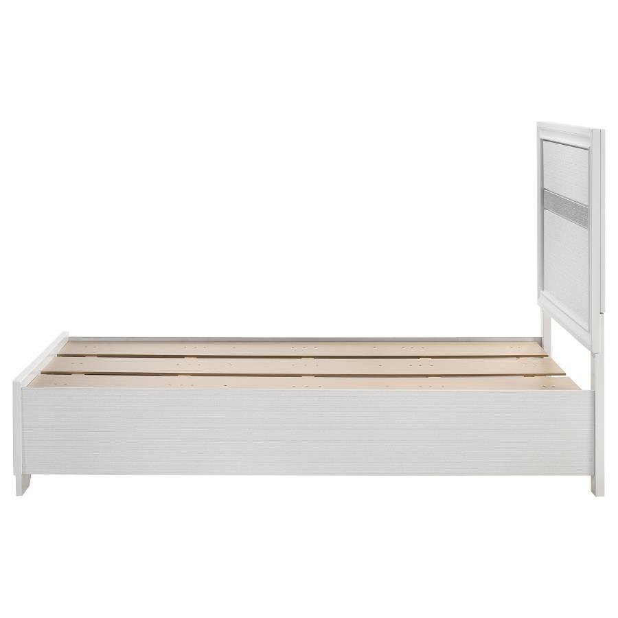 Miranda - Wood Storage Panel Bed, Full, White