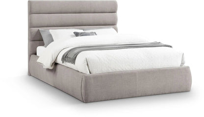 Adam - Linen Fabric Bed With 52 Headboard