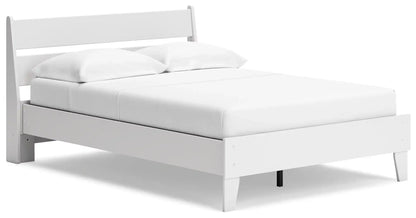 Socalle - Panel Platform Bed, Full, White