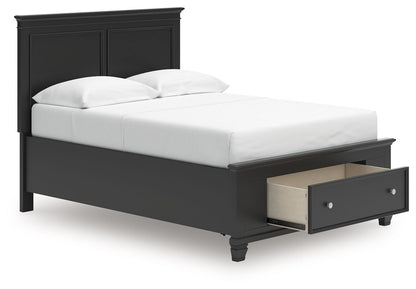 Lanolee - Panel Bed, Queen, Black