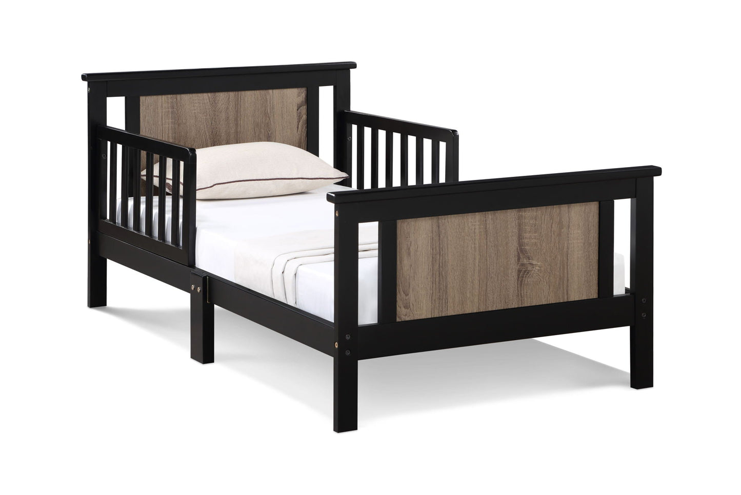 Connelly - Reversible Panel Toddler Bed, Black