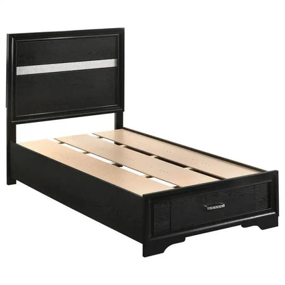 Miranda - Wood Storage Panel Bed, Full, White