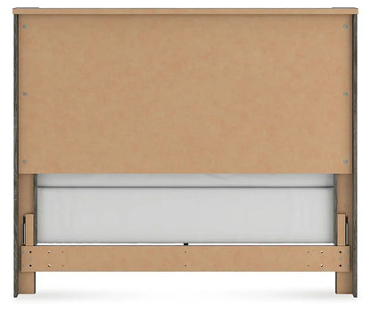 Frandern - Panel Bed, Full, Gray