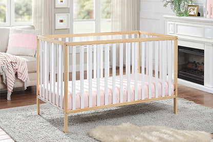 Deux - Remi 3-in-1 Convertible Island Crib, White