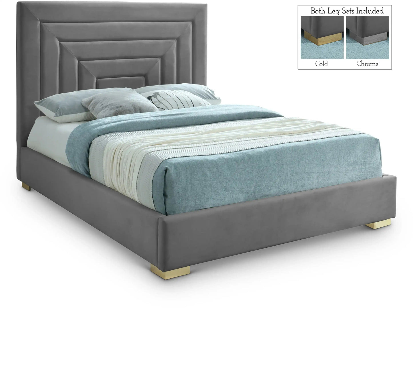 Nora - Bed, Twin, Dark Gray