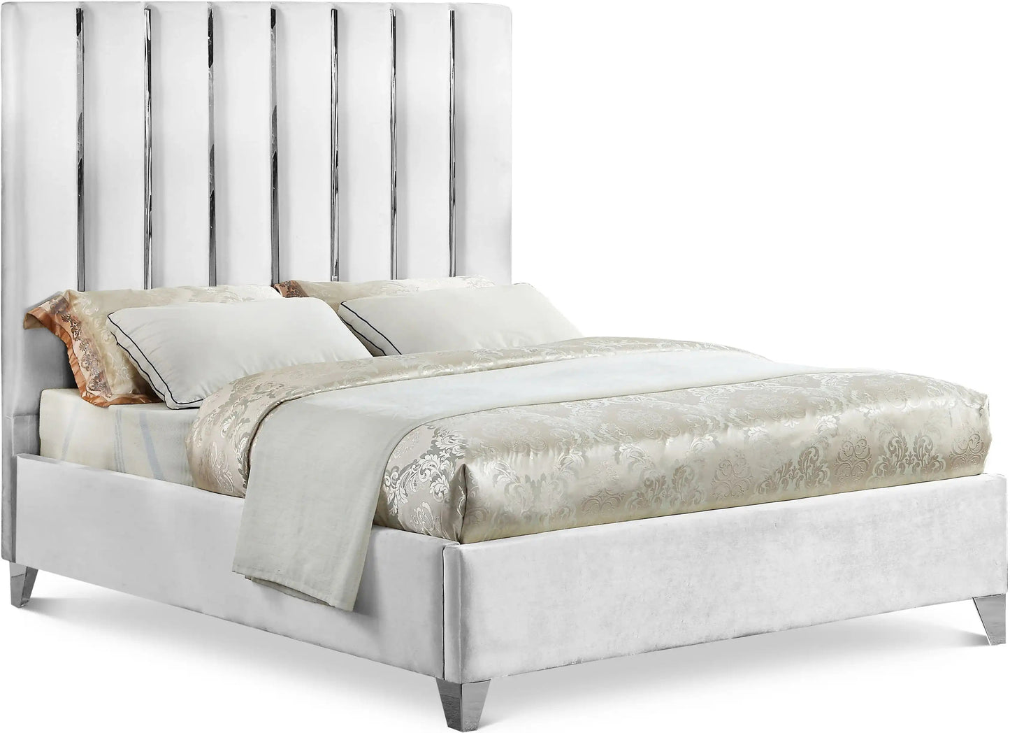 Enzo - Bed, Queen, Dark Gray