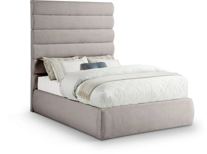 Adam - Linen Fabric Bed With 70.5 Headboard