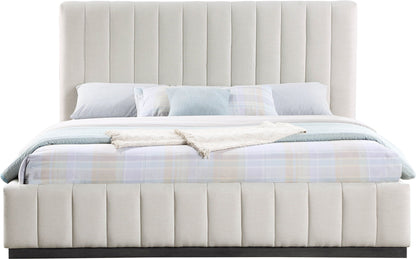 Lucia - Bed, Full, Beige