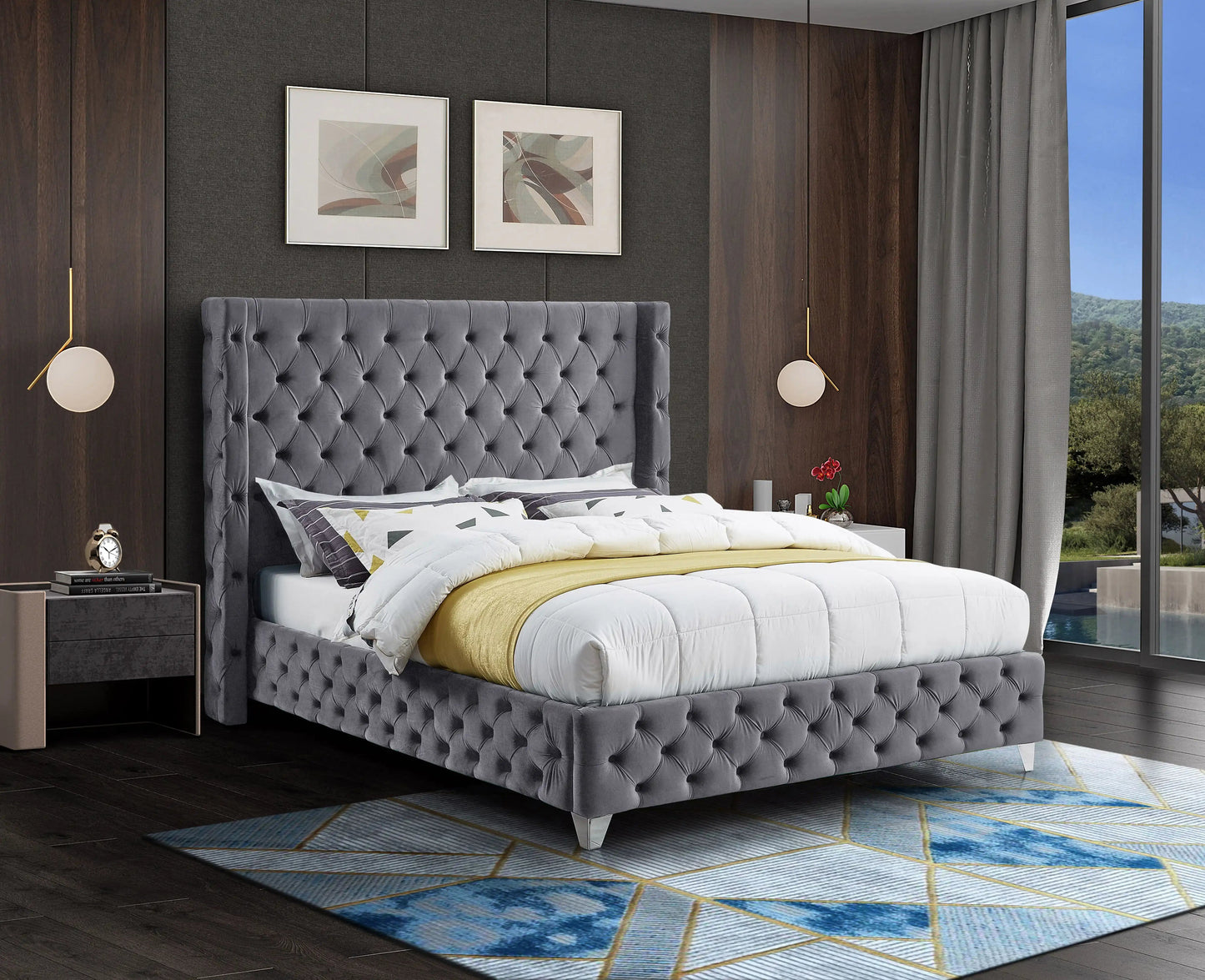 Savan - Bed, Queen, Beige