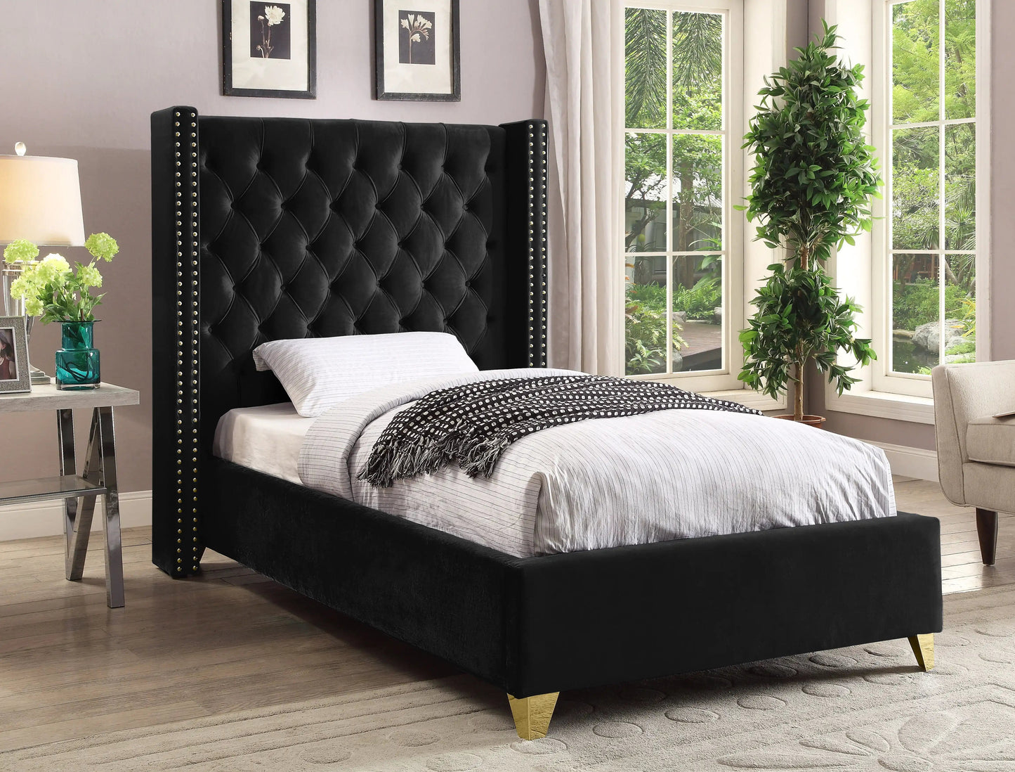 Barolo - Bed, Twin, Blue