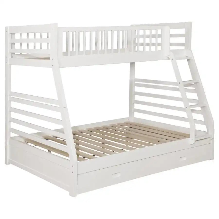 Ashton - 2-Drawer Wood Bunk Bed, White