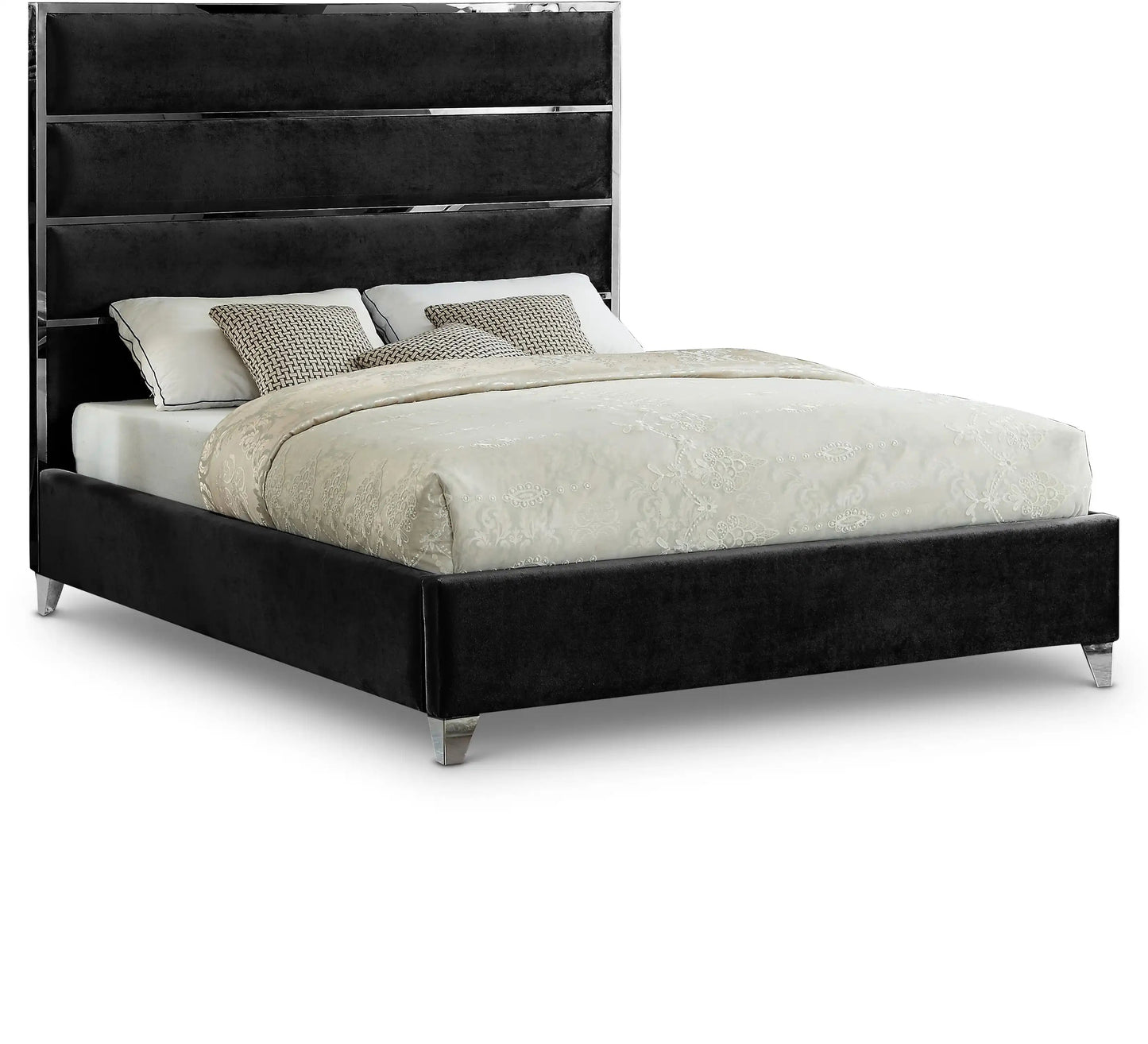 Zuma - Bed, Queen, Black