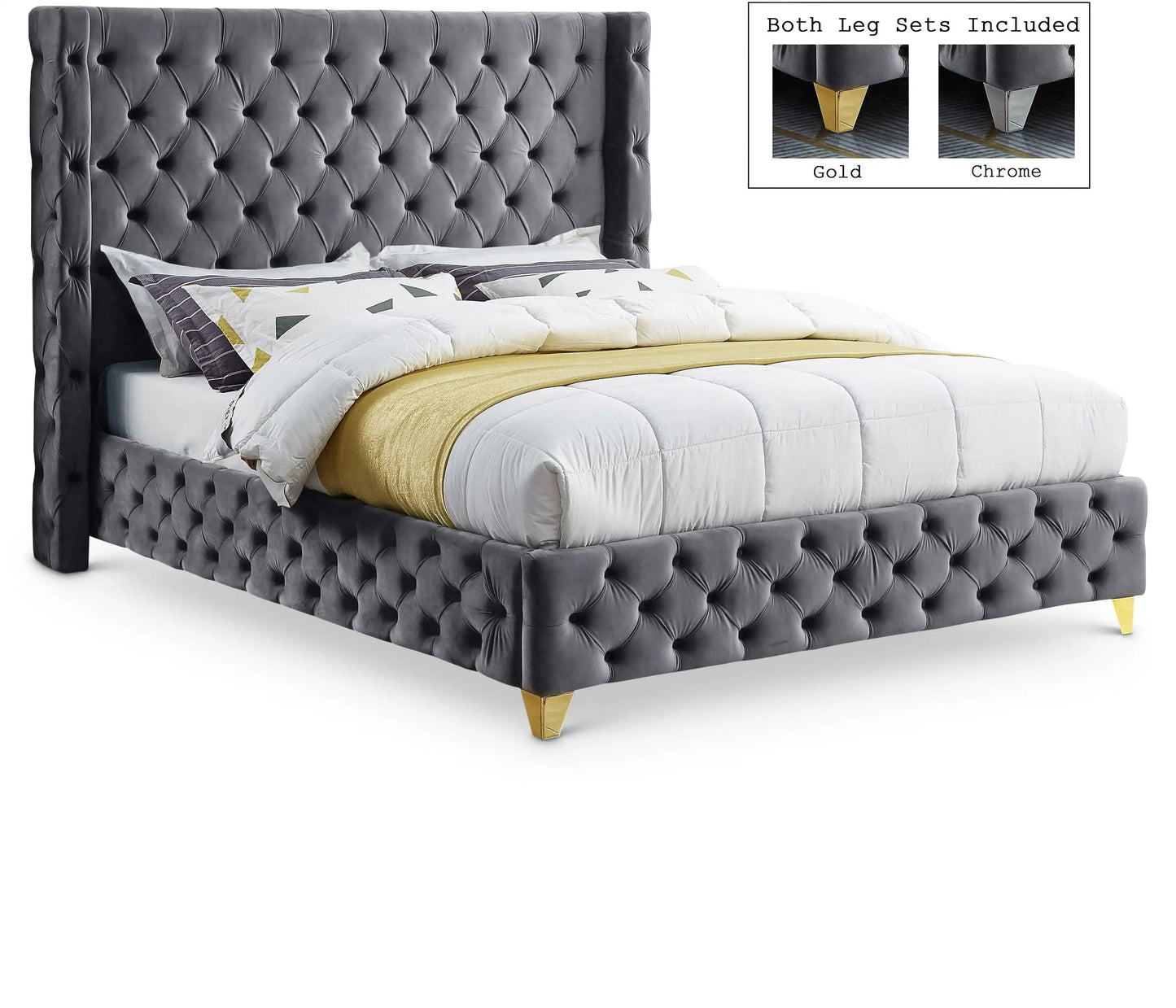 Savan - Bed, Queen, Beige