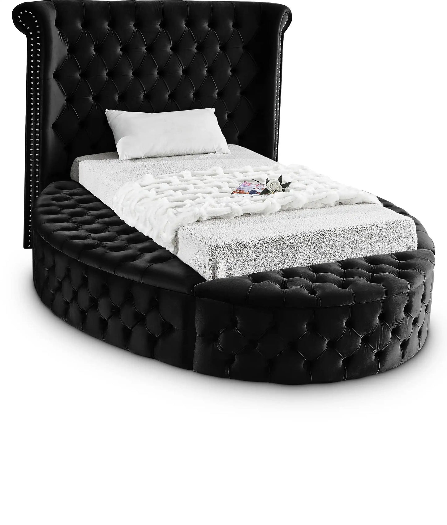 Luxus - Bed, Twin, Black