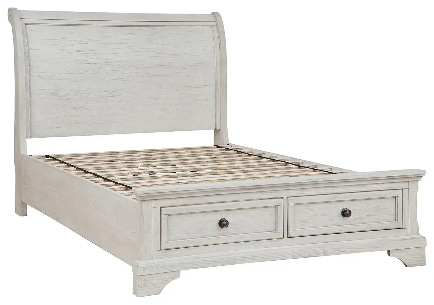 Robbinsdale - Sleigh Bed, King, White