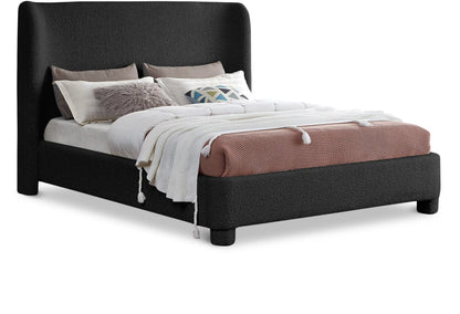 Penny - Boucle Fabric Bed, Full, Black