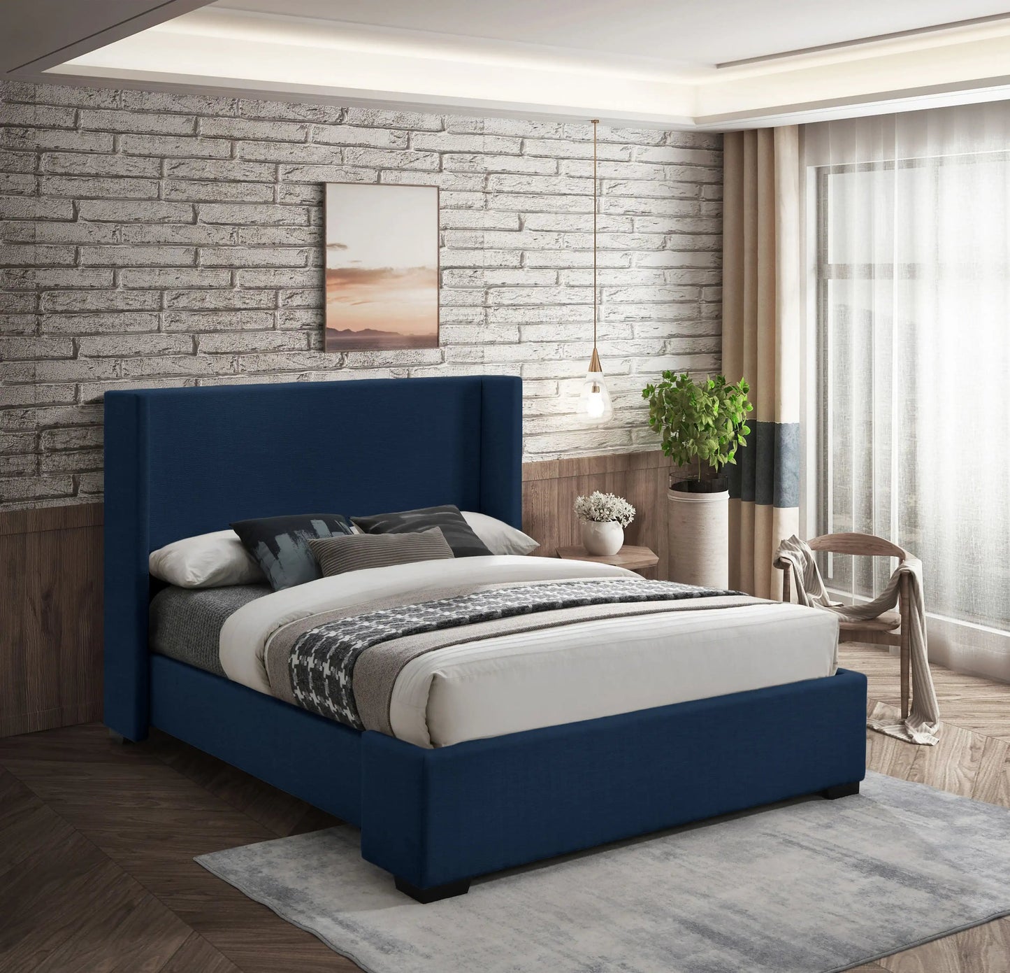 Oxford - Bed, King, Beige