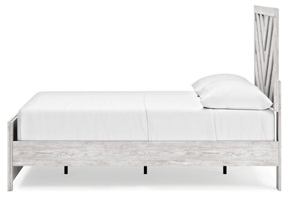 Cayboni - Panel Bed, Full, White