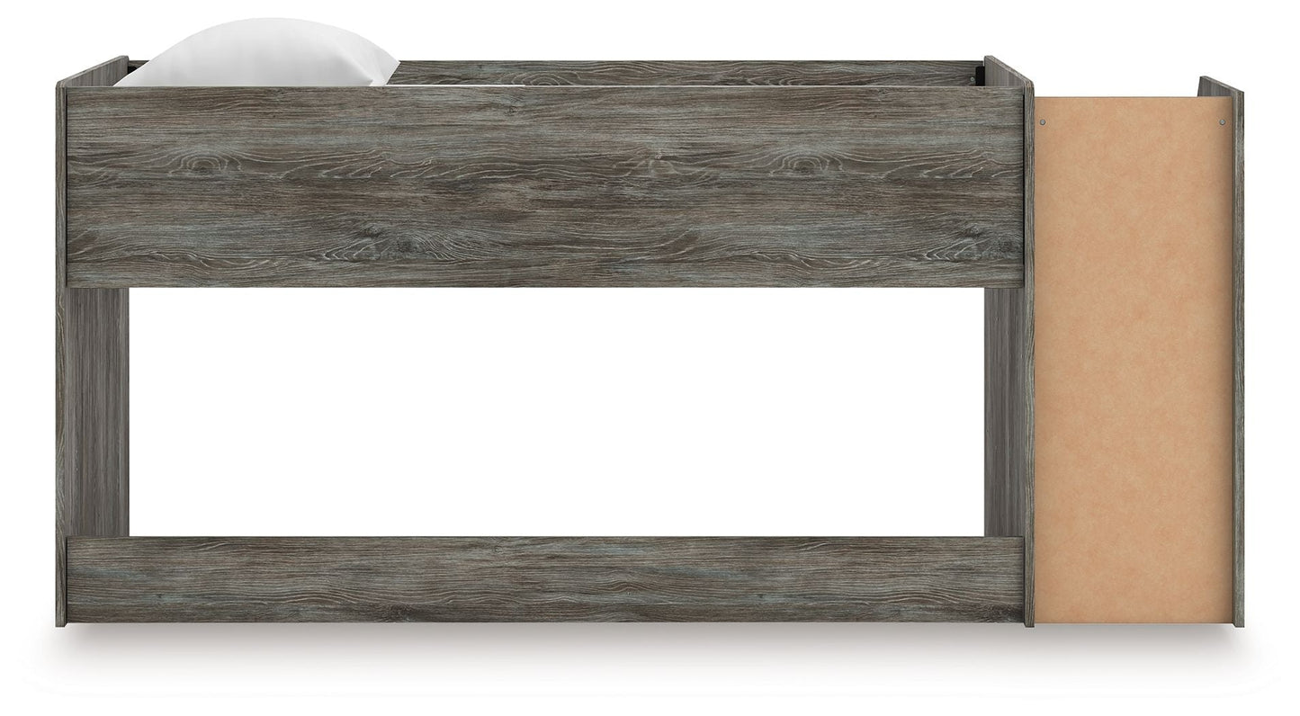 Frandern - Loft Bed, Twin, Gray