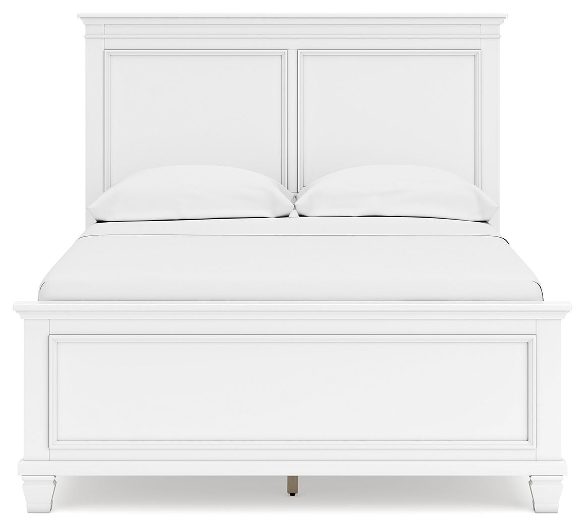 Fortman - Panel Bed, Full, White