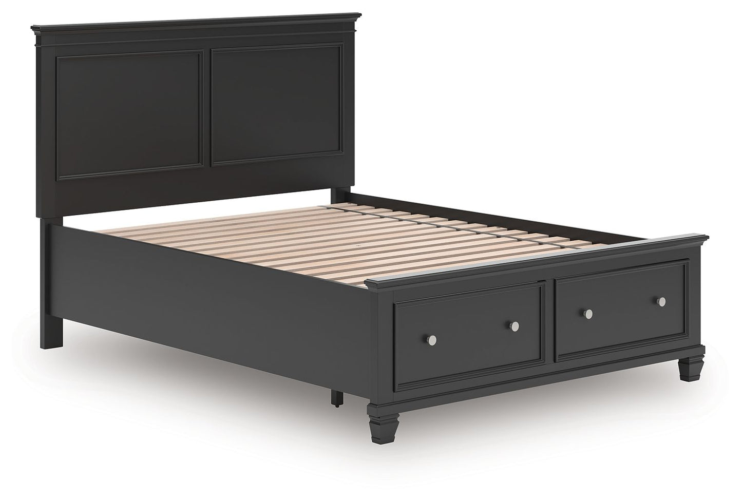 Lanolee - Panel Bed, Queen, Black