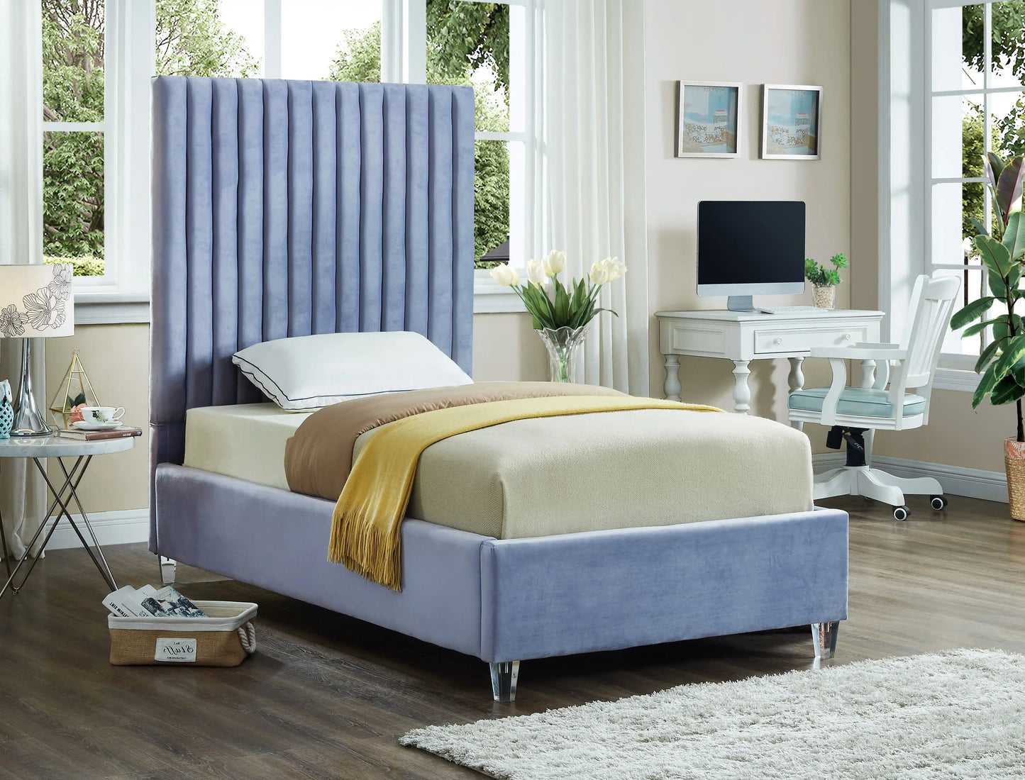 Candace - Bed, Full, Beige