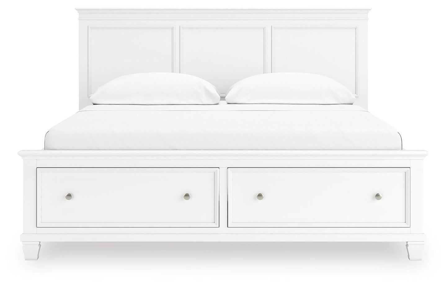 Fortman - Panel Bed, Full, White