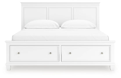 Fortman - Panel Bed, Full, White
