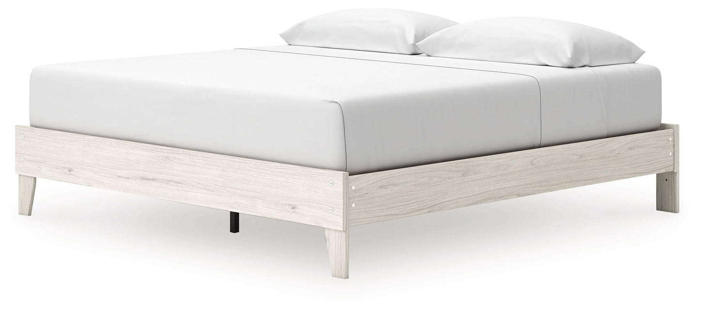 Socalle - Platform Bed, Twin, White