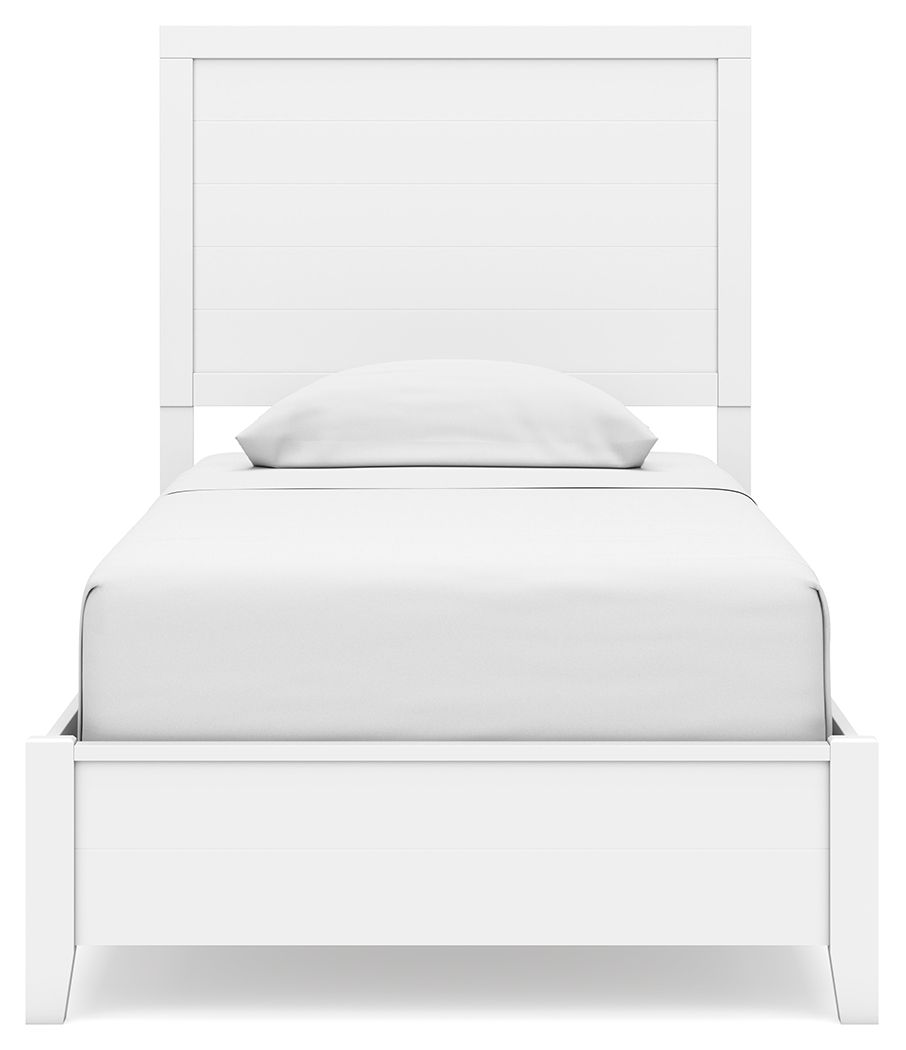 Binterglen - Panel Bed, Twin, White