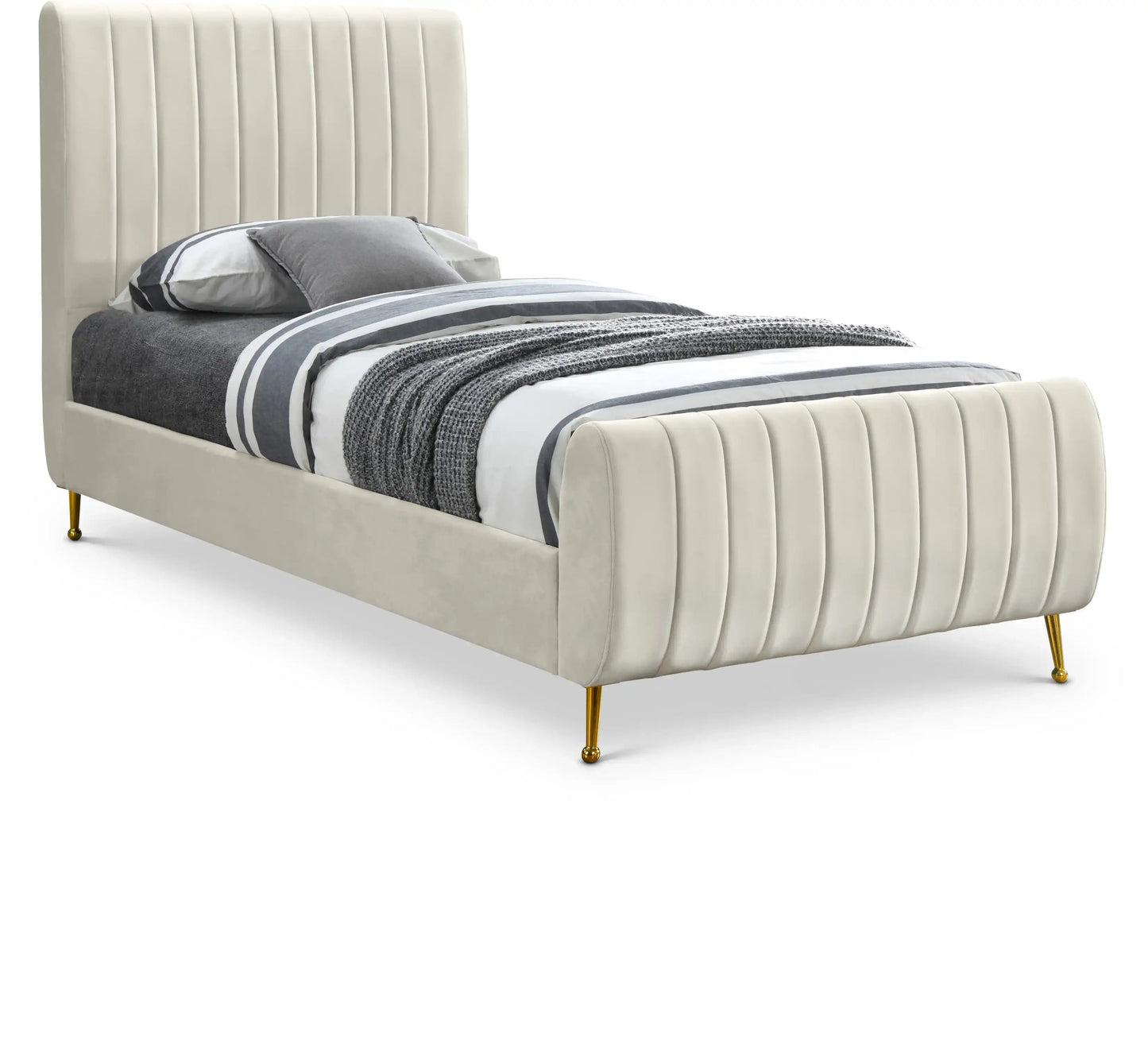 Zara - Bed, King, Dark Gray