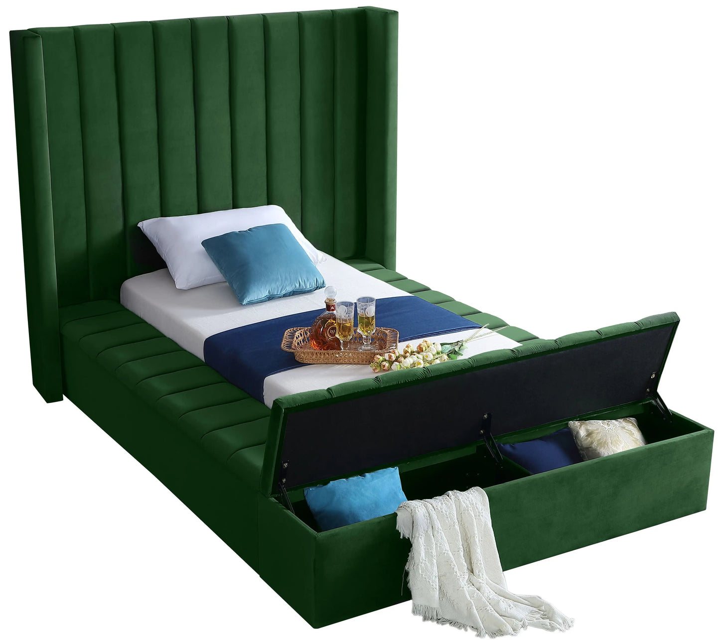 Kiki - Bed, King, Black