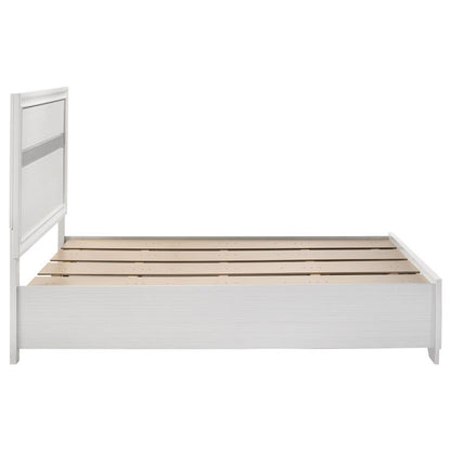 Miranda - Wood Storage Panel Bed, Full, White