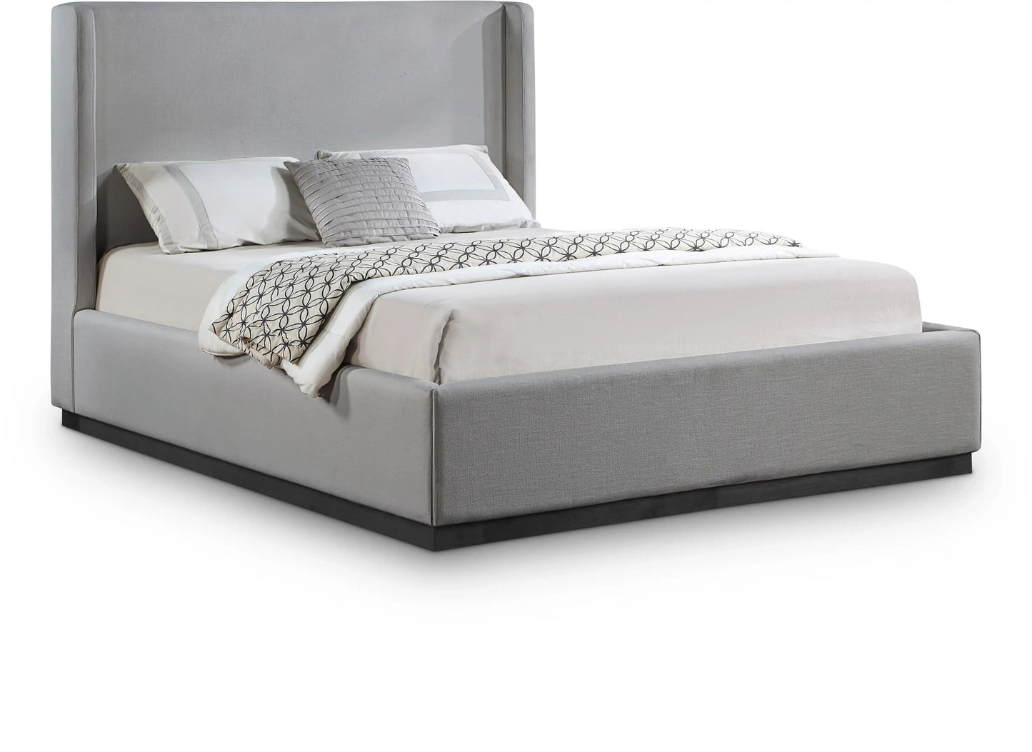 Flynn - Bed, Full, Beige