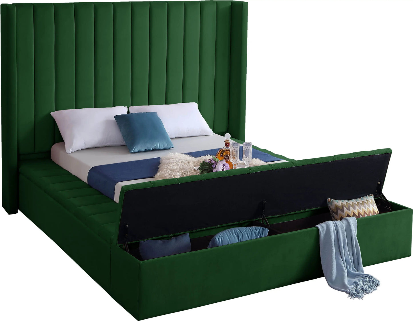 Kiki - Bed, King, Black