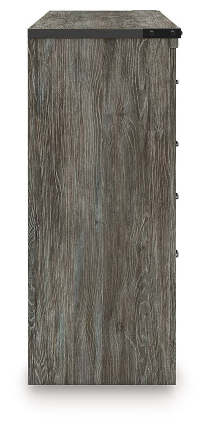 Frandern - Six Drawer Dresser, Gray